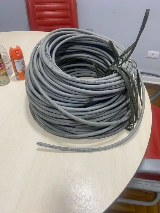 Cabo Telefone Ci 50x30 Pares Rolo Com 100 Metros 100% Cobre - Foto 2