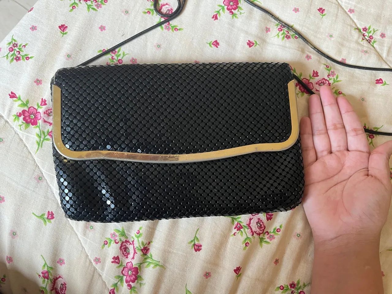 Bolsa de mão vintage em metal - Foto 5