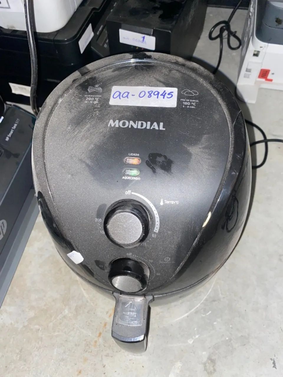 Air Fryer Mondial Af-35-bf Preta - 110v (Leia o Anúncio)
