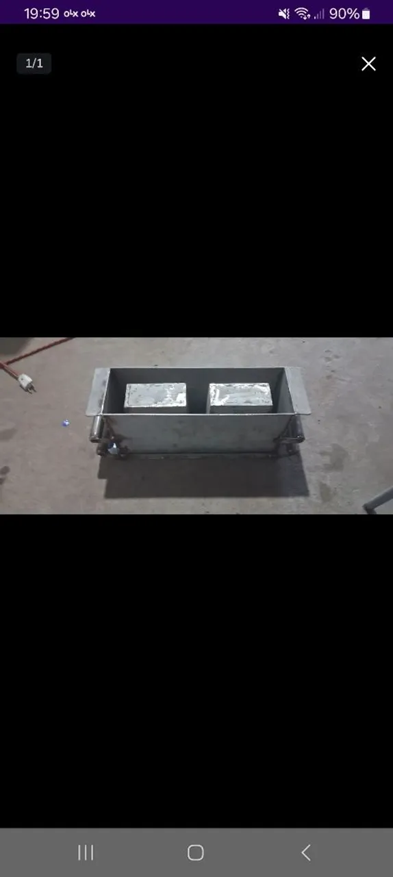 Forma 12x19x39 toda inox 