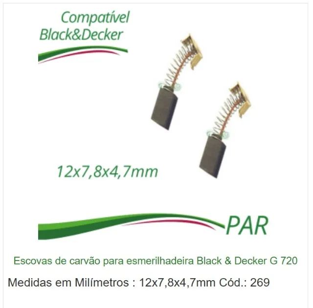 escova  carvão para furadeira makita motor reparo cod 133.jg