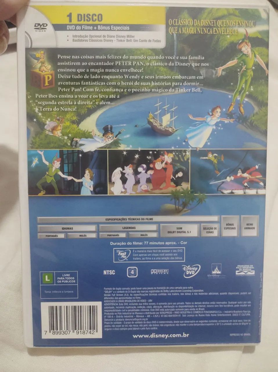 DVD Peter Pan - Disney - Foto 2