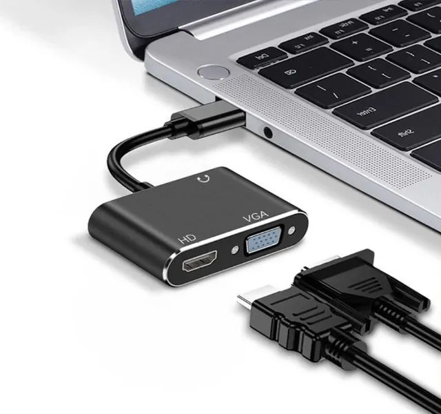 Adaptador Conversor 2 em 1 Usb 3.0 para Hdmi e Vga 1080P - Foto 2