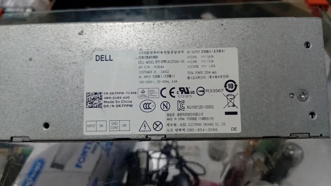FONTE DELL3020  * sff 255w  AC255AS - Foto 3