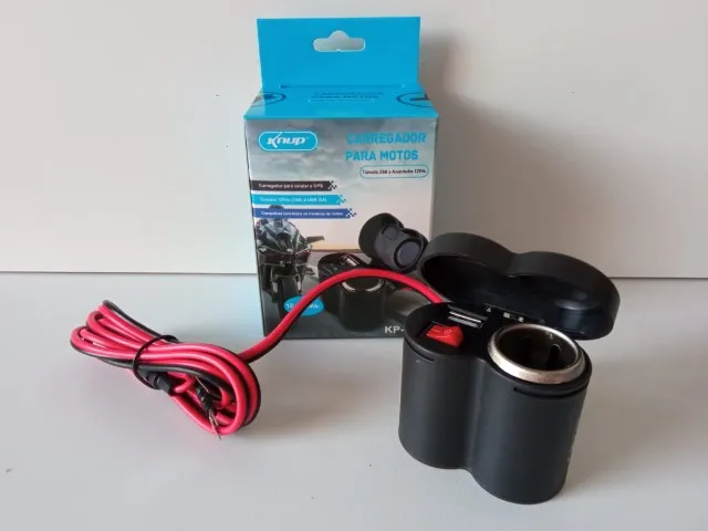 Tomada Usb para Moto Knup (Entrega Grátis)
