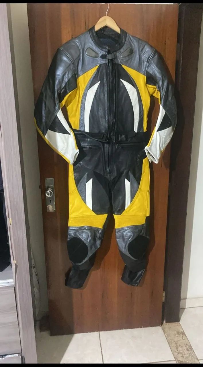 Macacão de Couro para Motociclista