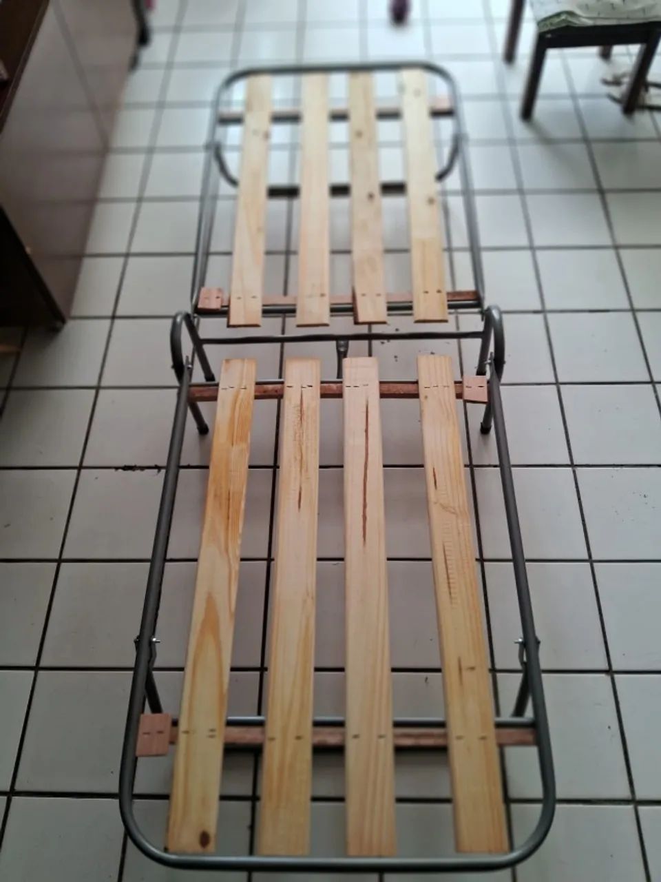 Cama de Campanha Dobravel com Colchão NOVA - Foto 3
