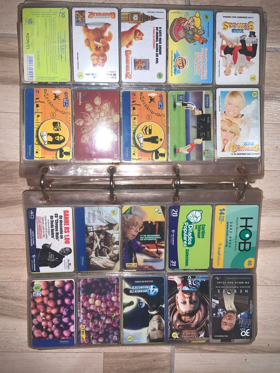 cartões antigos telefônica (+200) item de colecionador 