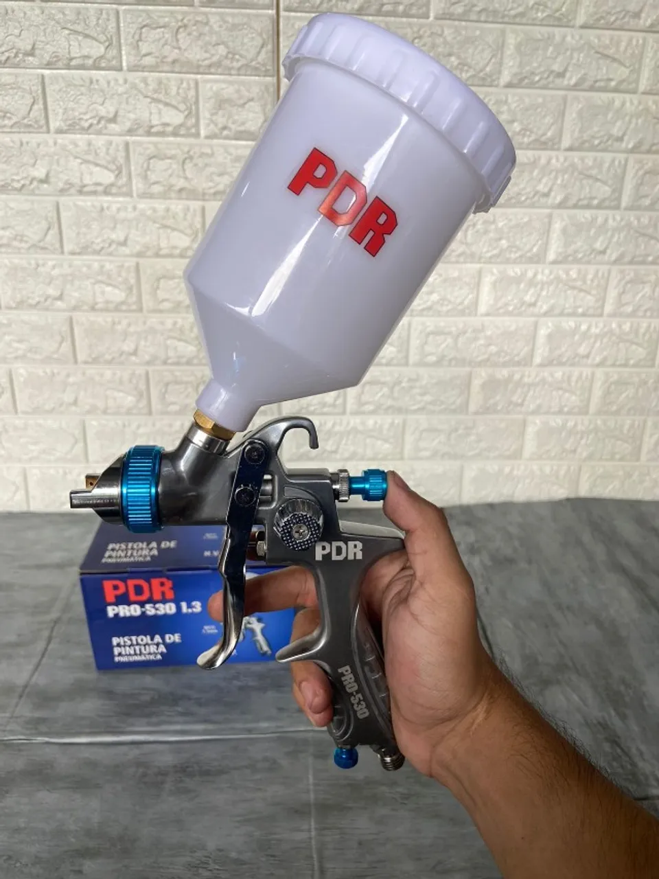 Pistola De Pintura Hvlp bico 1.3 600 Ml Pro-530