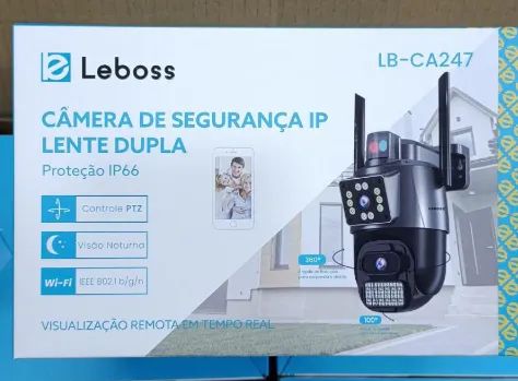Camera de Segurança Inteligente Leboss LB-CA247 Ptz De Lente Dupla Wifi Full Hd Aplicativo - Foto 4