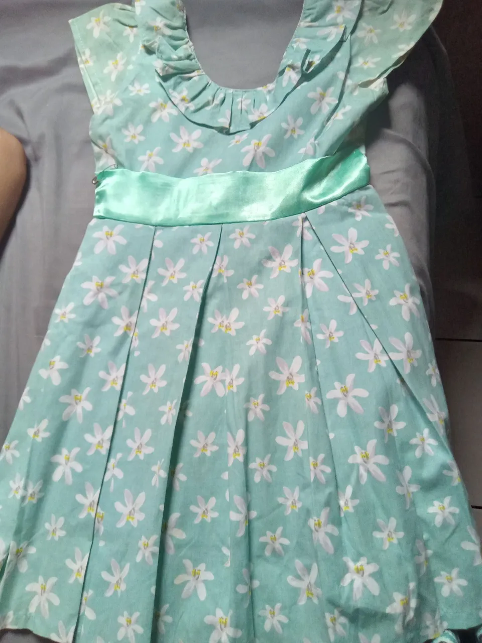 Vestido Infantil Floral 3/4 anos