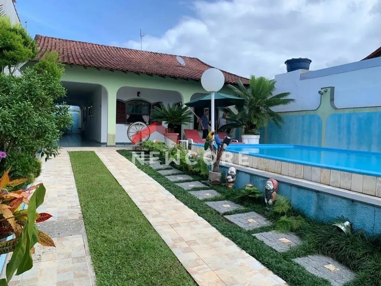 Casa em Avenida São Lourenço - Balneário Flórida Mirim - Mongaguá/SP