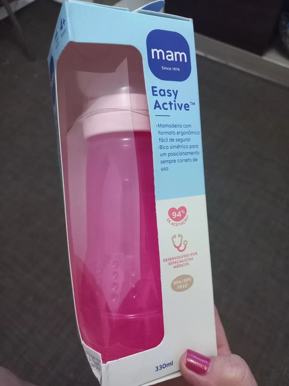 Chupetas e mamadeiras para Bebê - Silicone - Nova - Foto 2