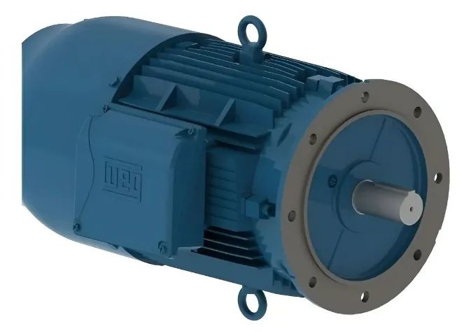 Motor Elétrico 1cv 6p Trifásico 440v Weg Produto Novo Com Nota Fiscal e Garantia - Foto 2