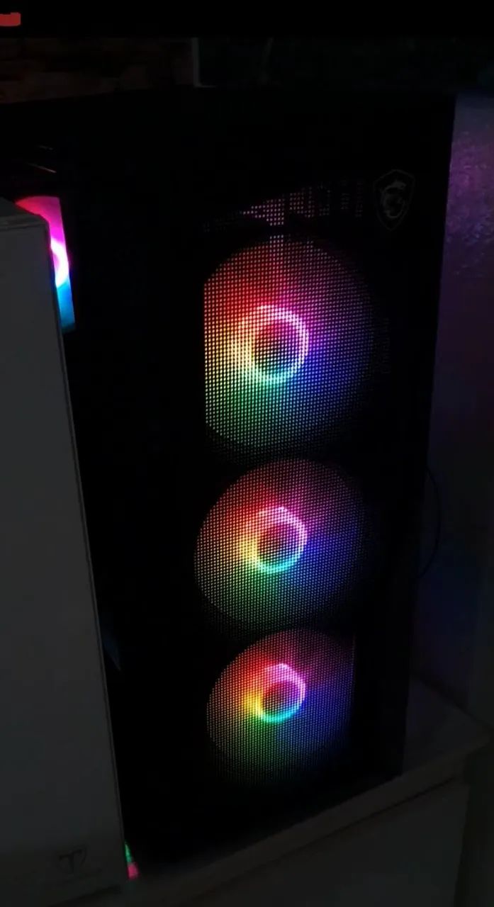 4 Fan Rainbow 120mm MSI com controladora (ZERADO) 