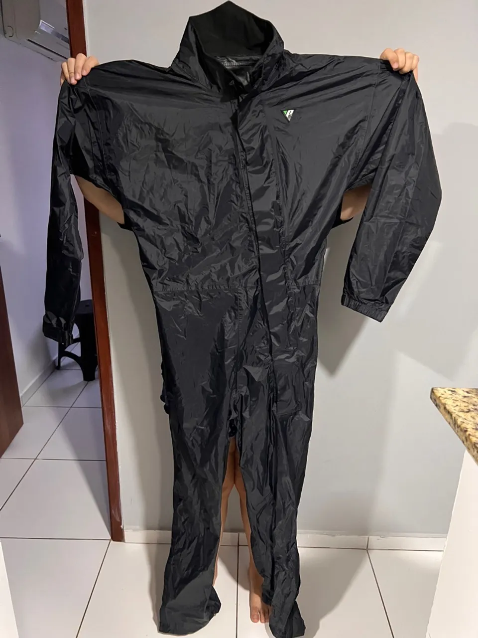 Capa de chuva para motoqueiro pantaneiro