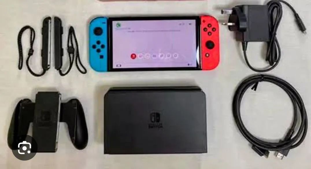 Nintendo Switch Oled Neon 100% Troco por Switch Lite, New 3ds, ou outros com volta 