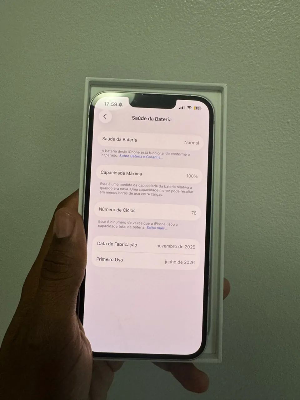 Iphone 16e 128GB BATERIA 100% 3 meses de uso - Foto 2