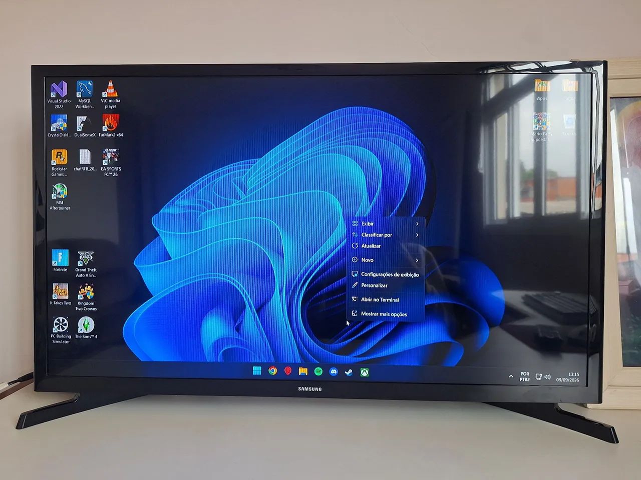 TELEVISÃO SAMSUNG 32 POLEGADAS FULL HD