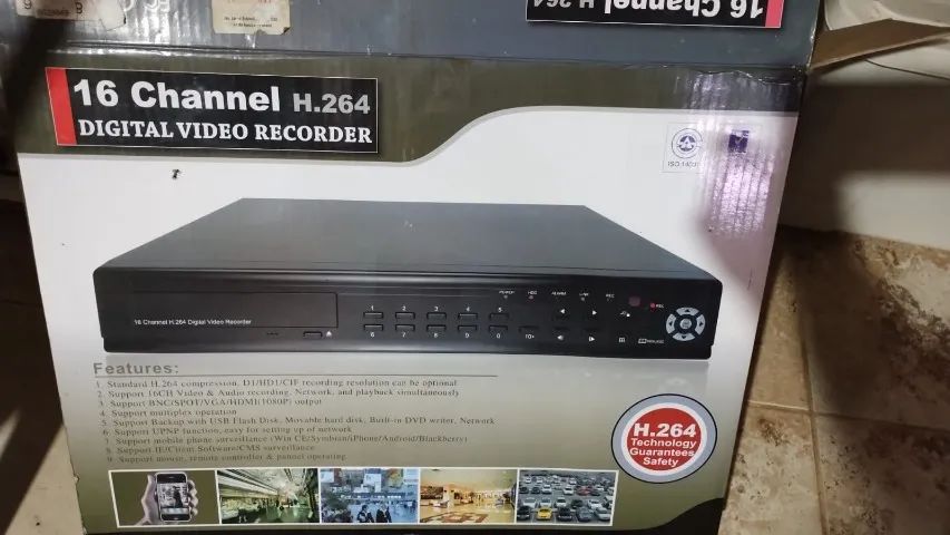Gravador de vídeo recorder Digital H.264 DVR - Foto 5