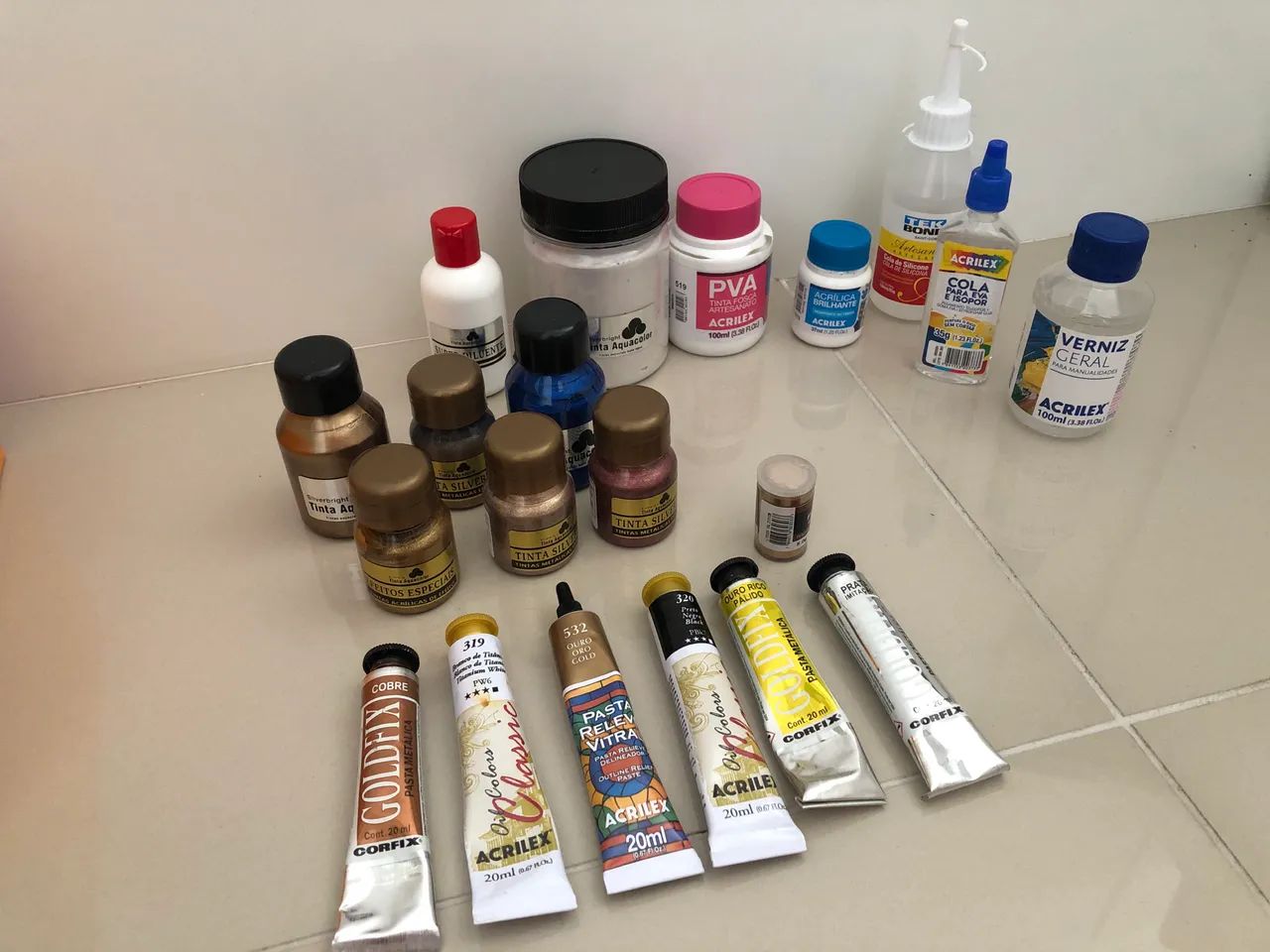 Kit Completo de Pintura em Gesso