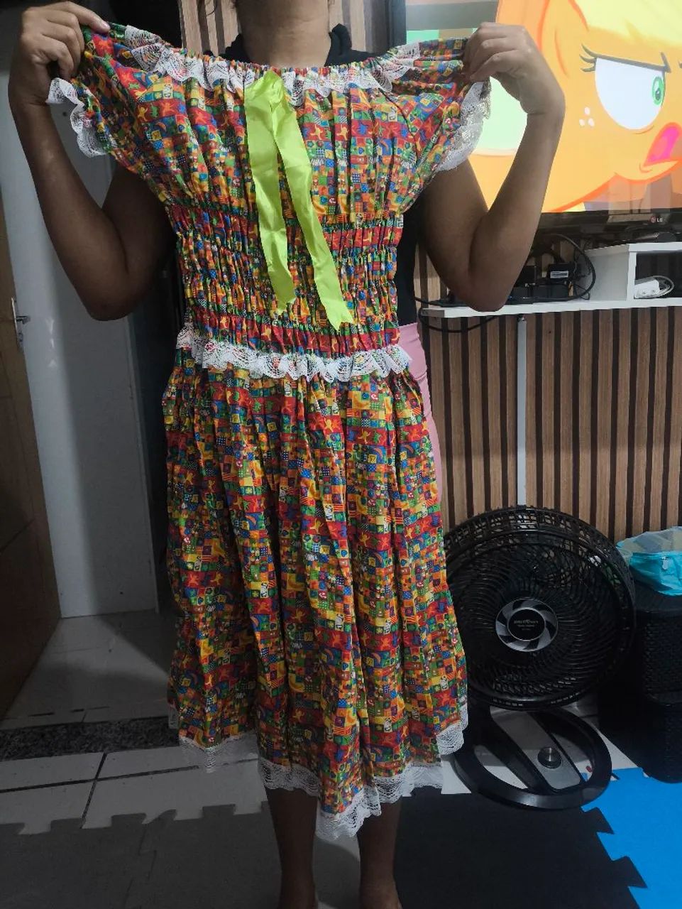 Vestido de festa junina tamanho M - Foto 2