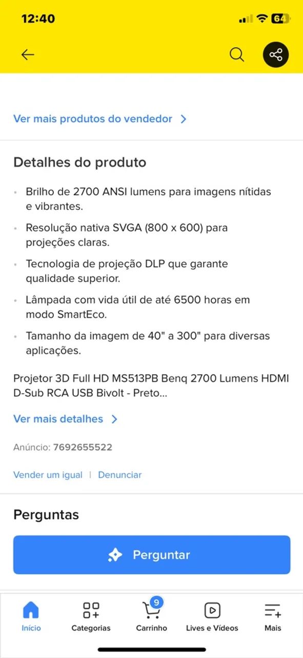 Projetor  - Foto 5