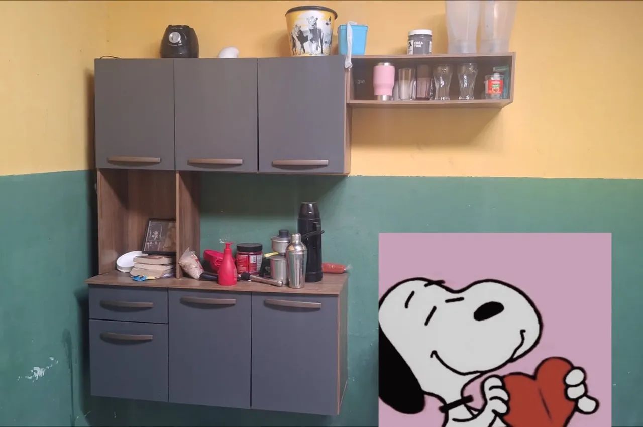 Armário de cozinha. 