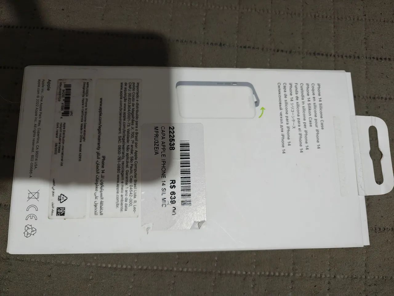 capa de Silicone com MagSafe para iPhone 14 (Original da Apple) - Foto 5