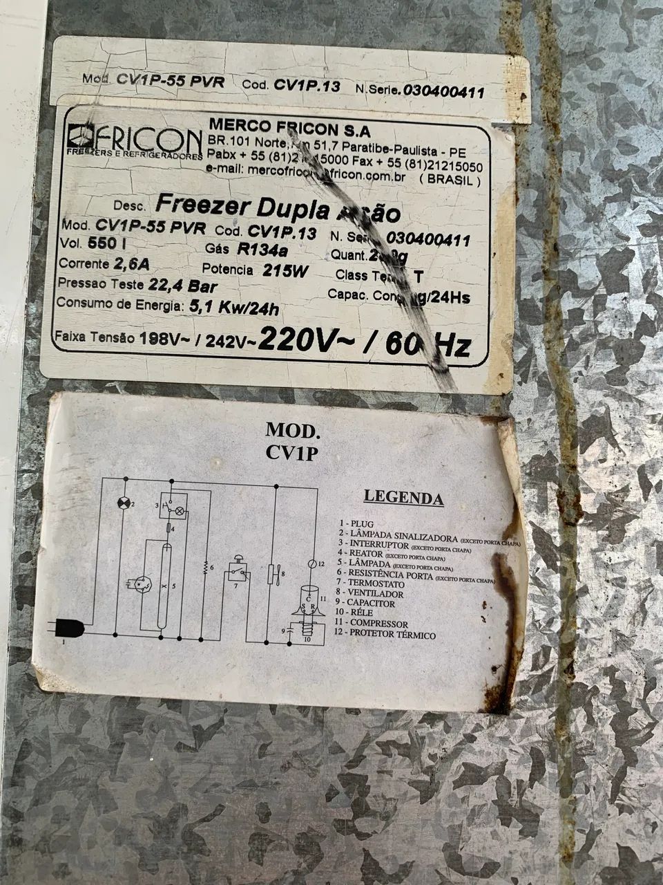 Freezer para congelamento ou refrigerador       .. - Foto 5