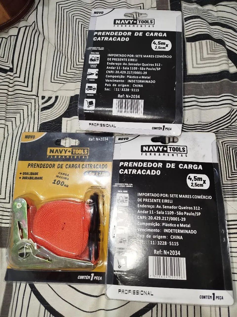 Vendo cinta com catraca nova para amarrar seu barco seu sua moto usa o dia a dia  CARGA.