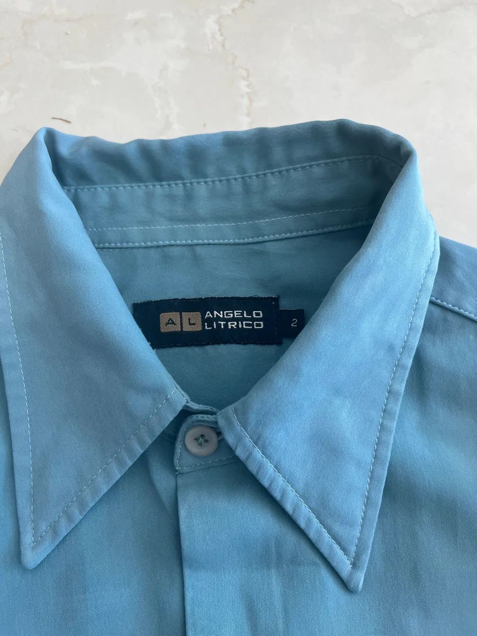 Camisa masculina, toque de seda, TAM. G.