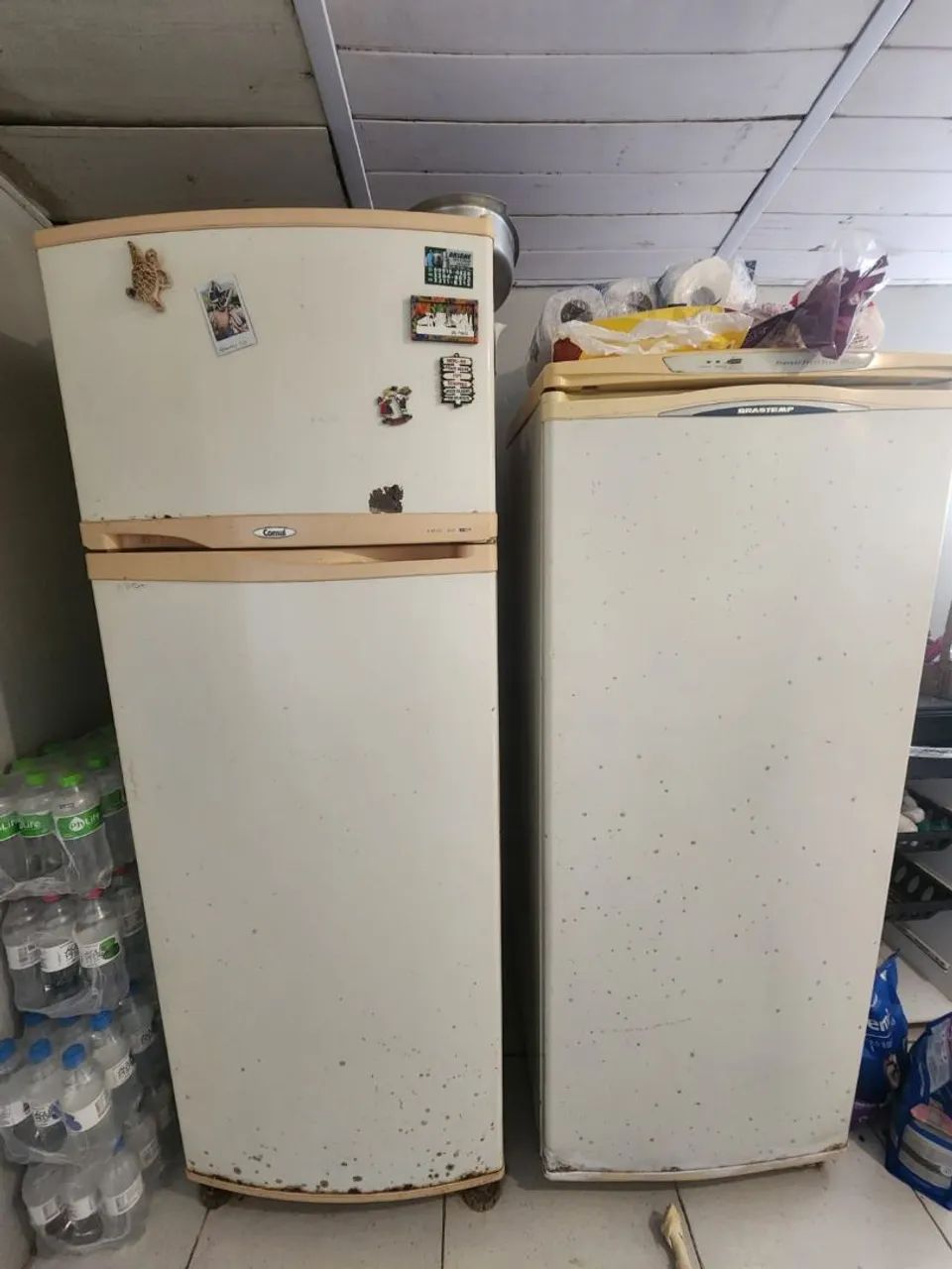 Geladeira e freezer 