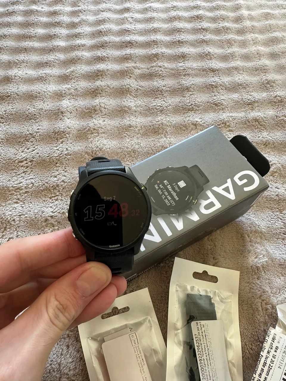 Garmin Forerunner 255 Music + 3 Pulseiras Extras + NF - Foto 2