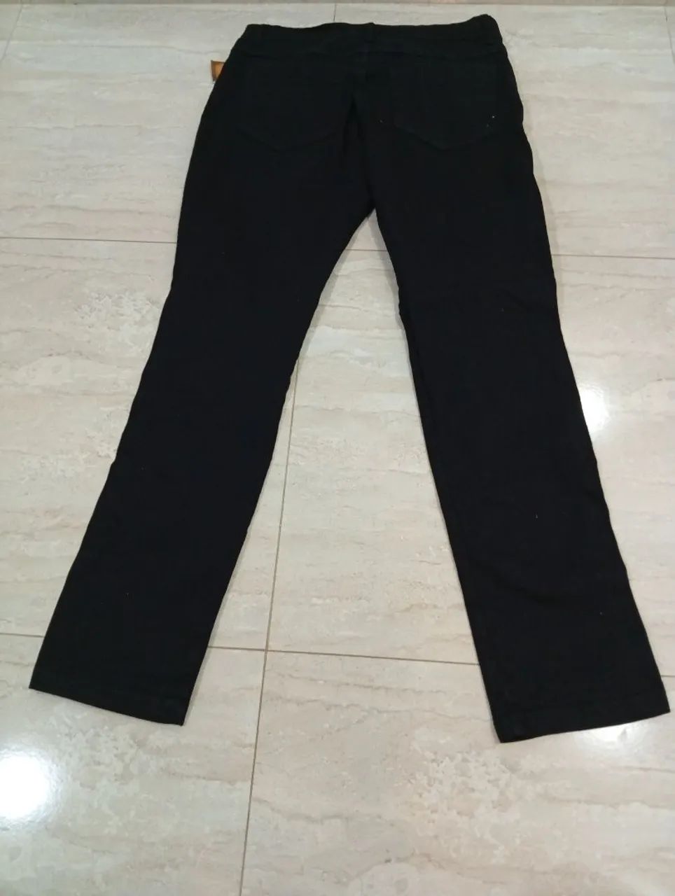 Calça Jeans Masculina Reta 46 Preta - Nova - Foto 3