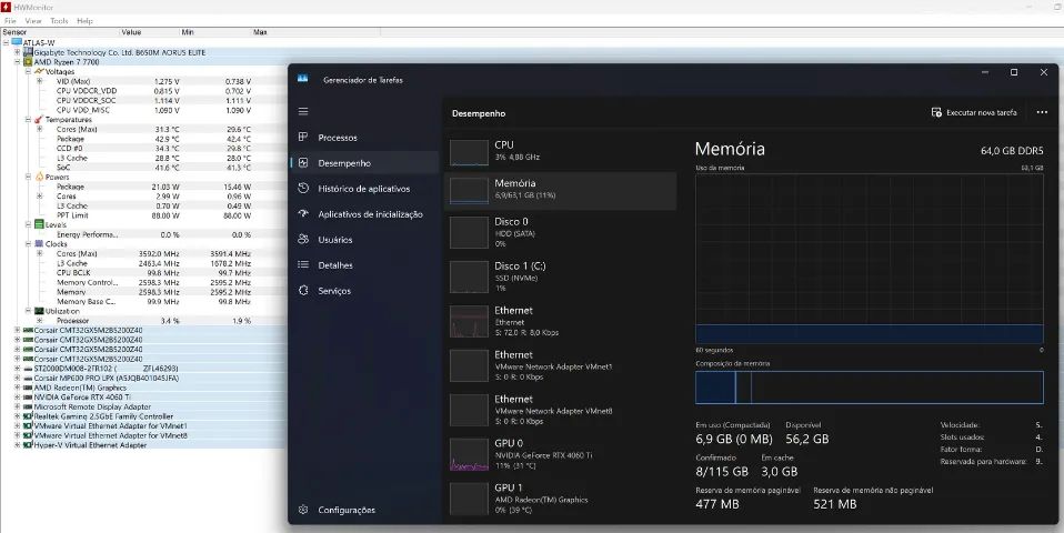 Pc Gamer IA - 64GB DDR5 - Foto 4