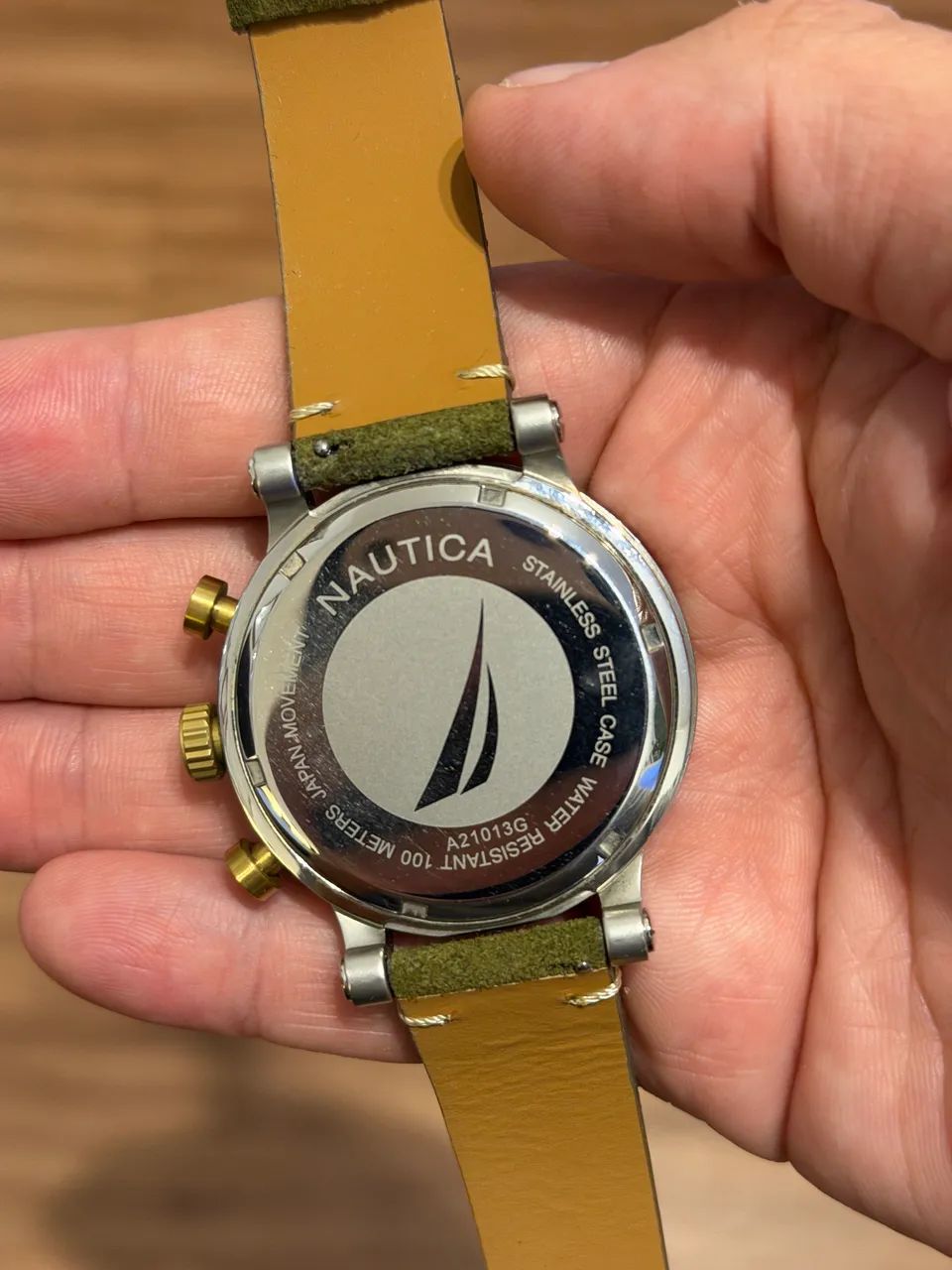 Relógio cronografo Nautica completo com caixa e docs - Foto 4