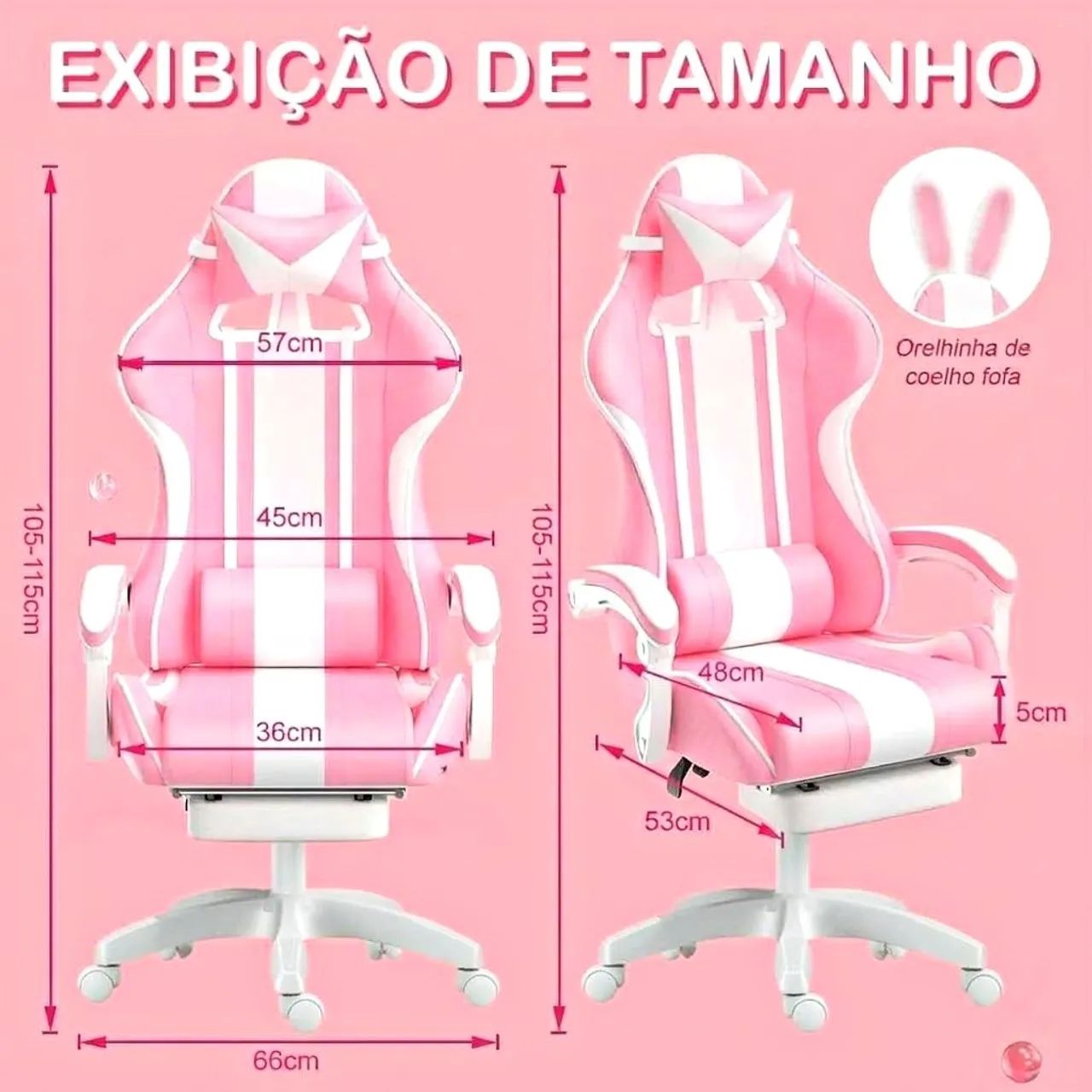 CADEIRA GAMER PREMIUM - Candy Throne Python Fly? - Foto 3
