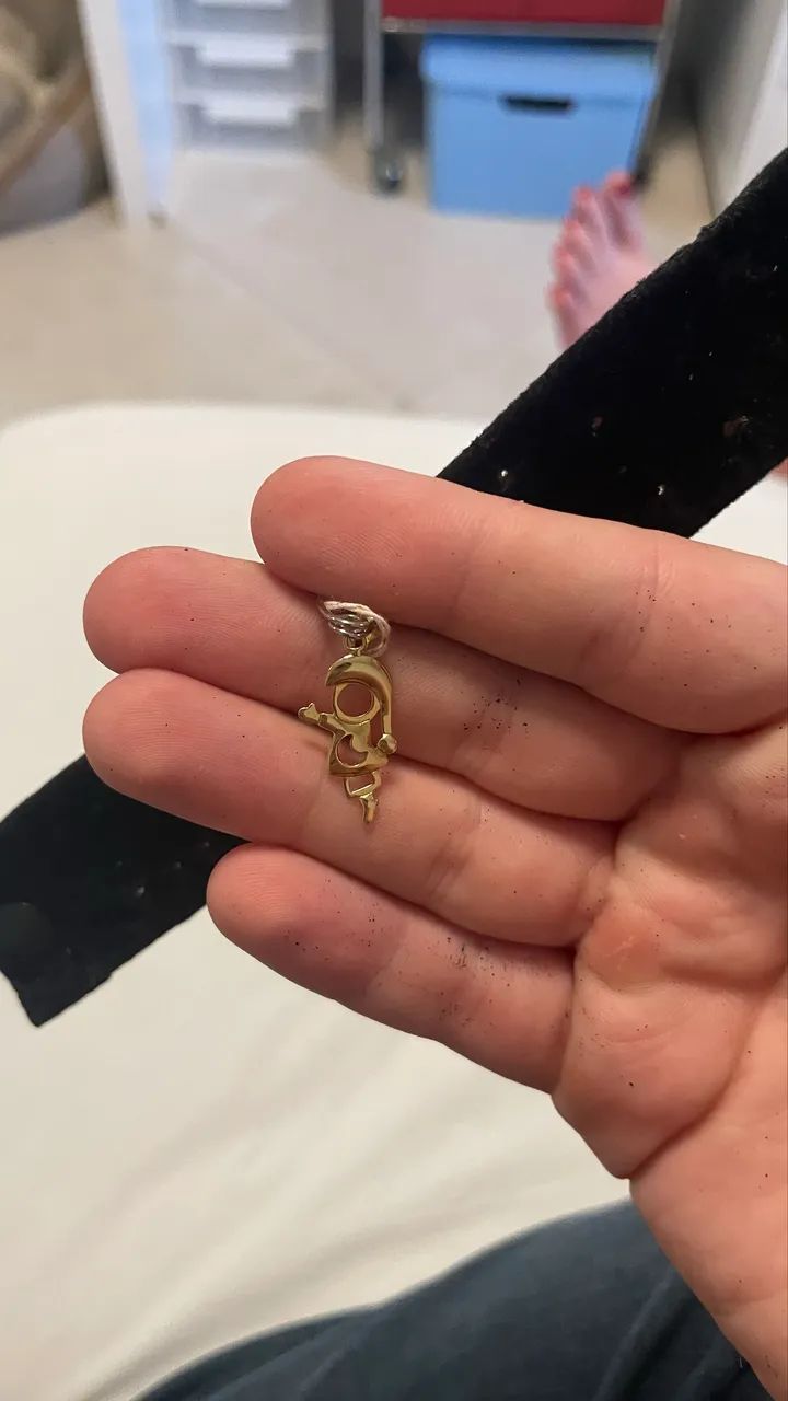 Pingente de ouro 18k criança  - Foto 2