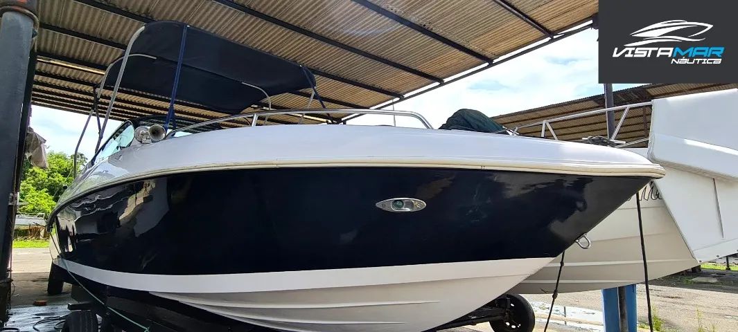 Lancha Magna 21.5 com motor Yamaha (Ñ Focker, real, coral, fs, triton, ventura, azov, nx) - Foto 11