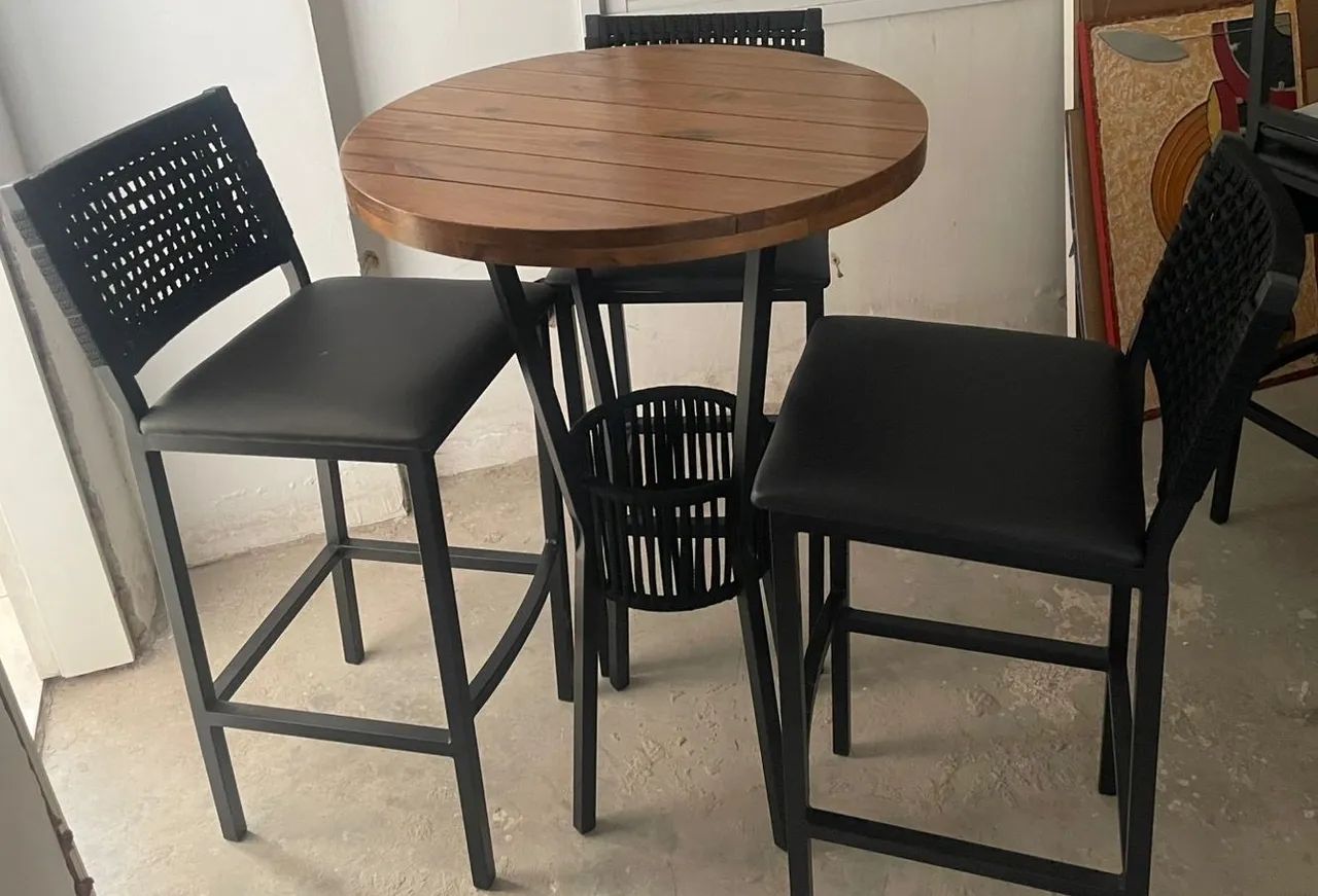 Conjunto bistrô / mesa e cadeiras  - Foto 3