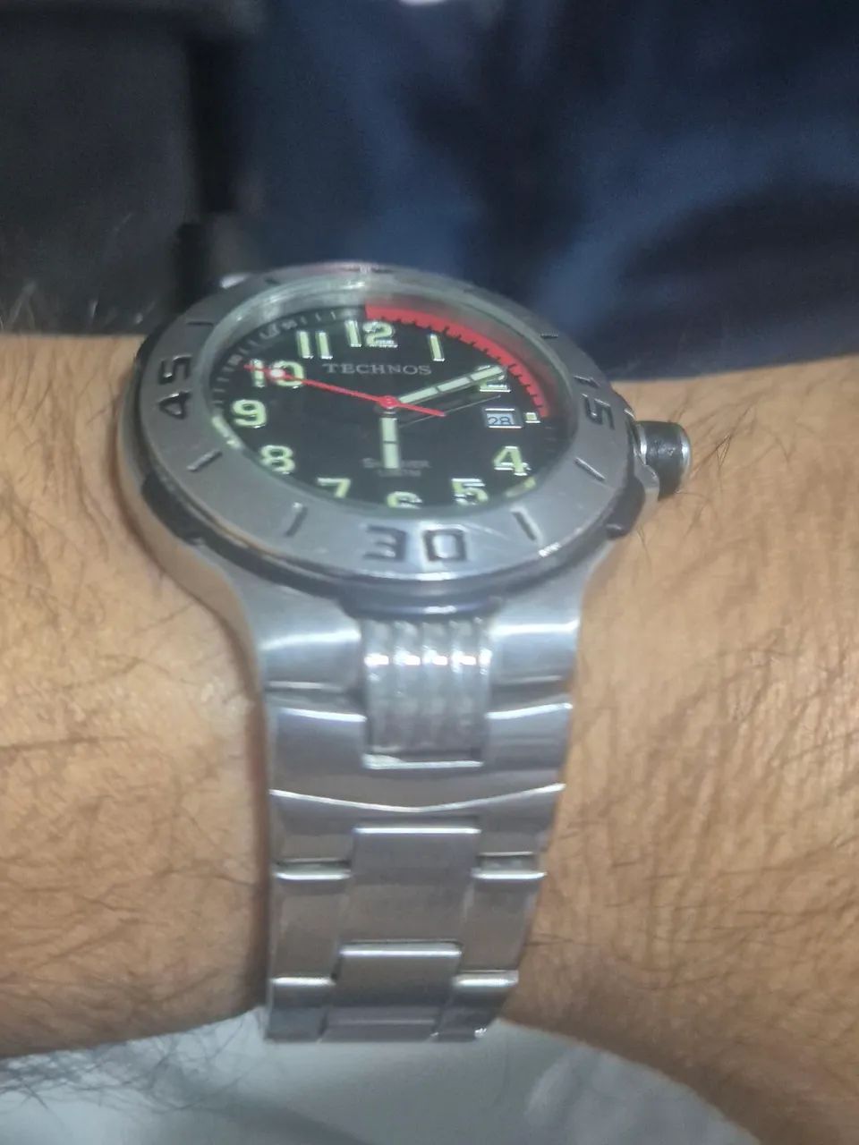 Relógio TECHNOS SKYDIVER 100 METROS   -   TODO REVISADO - Foto 4