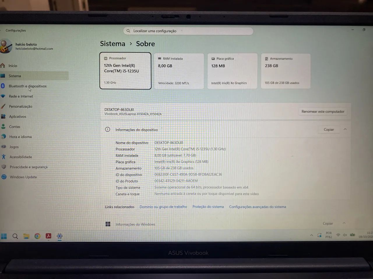 Notebook Asus vivobook - Foto 5