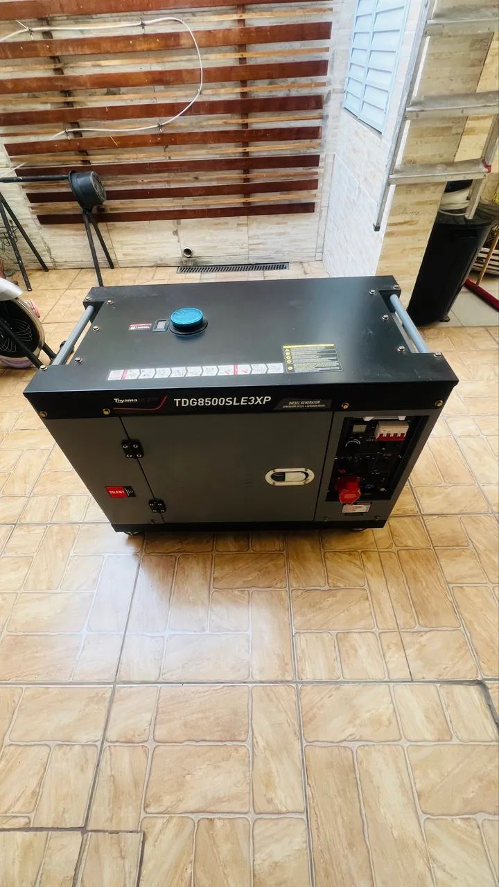 Gerador Toyama de Energia Diesel 8500 SLE3XP - Foto 4