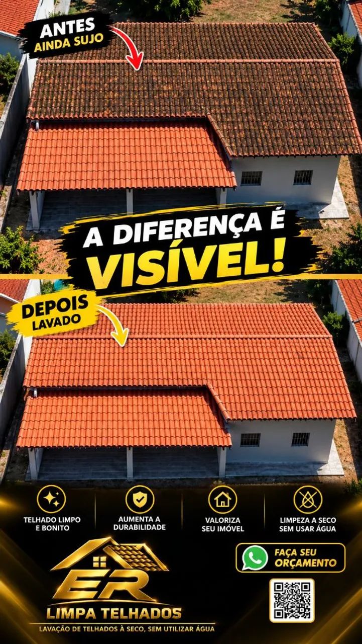 Limpeza de telhado à seco, sem usar água  - Foto 3