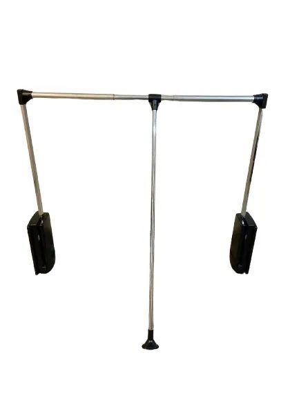 Cabideiro retrátil basculante para guarda roupa