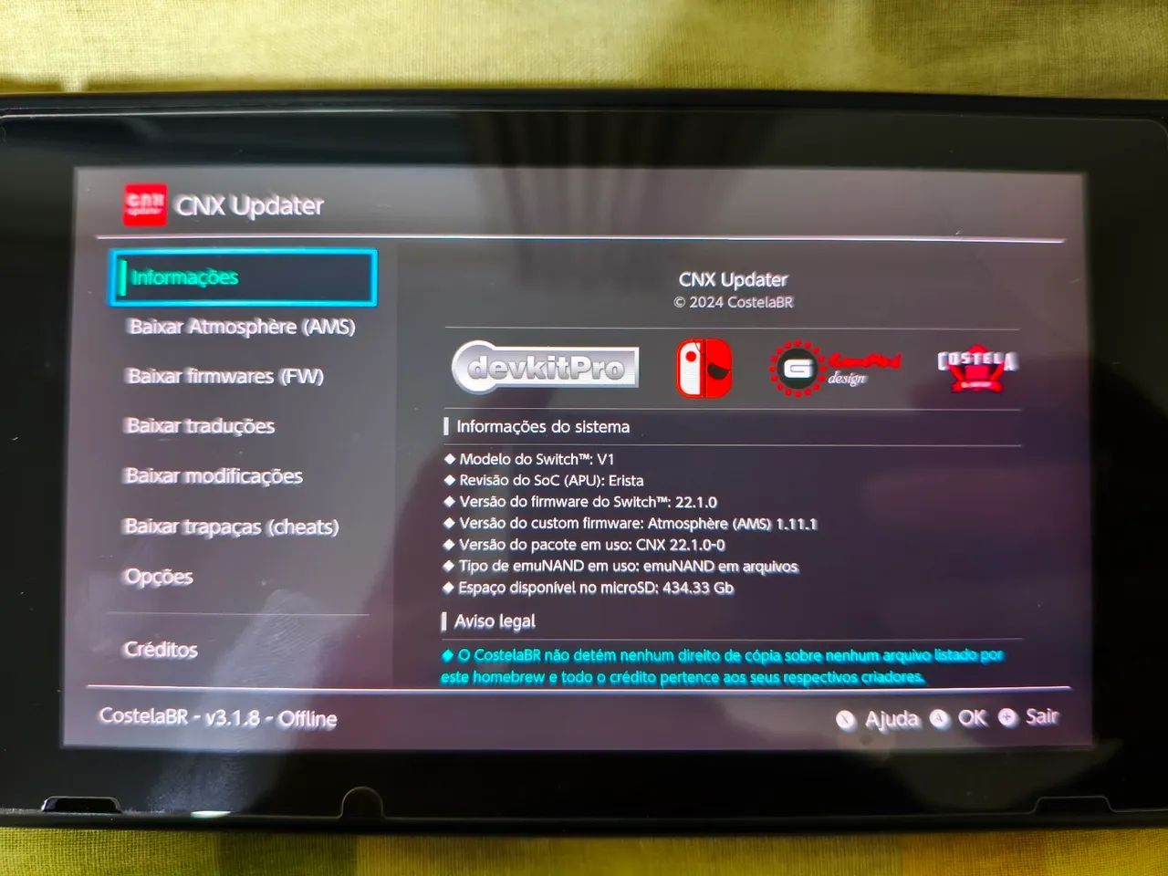 Nintendo Switch DESBLOQUEADO - Foto 4