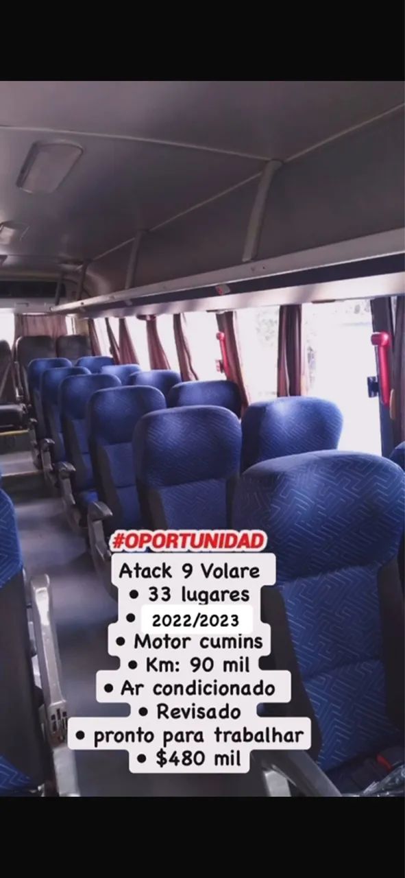 Micro Ônibus Atack 9 Volare - Foto 4