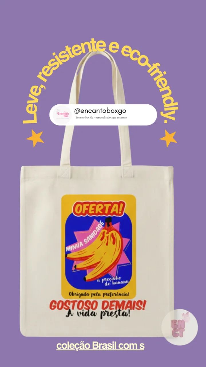 Ecobag - "Brasil com s"