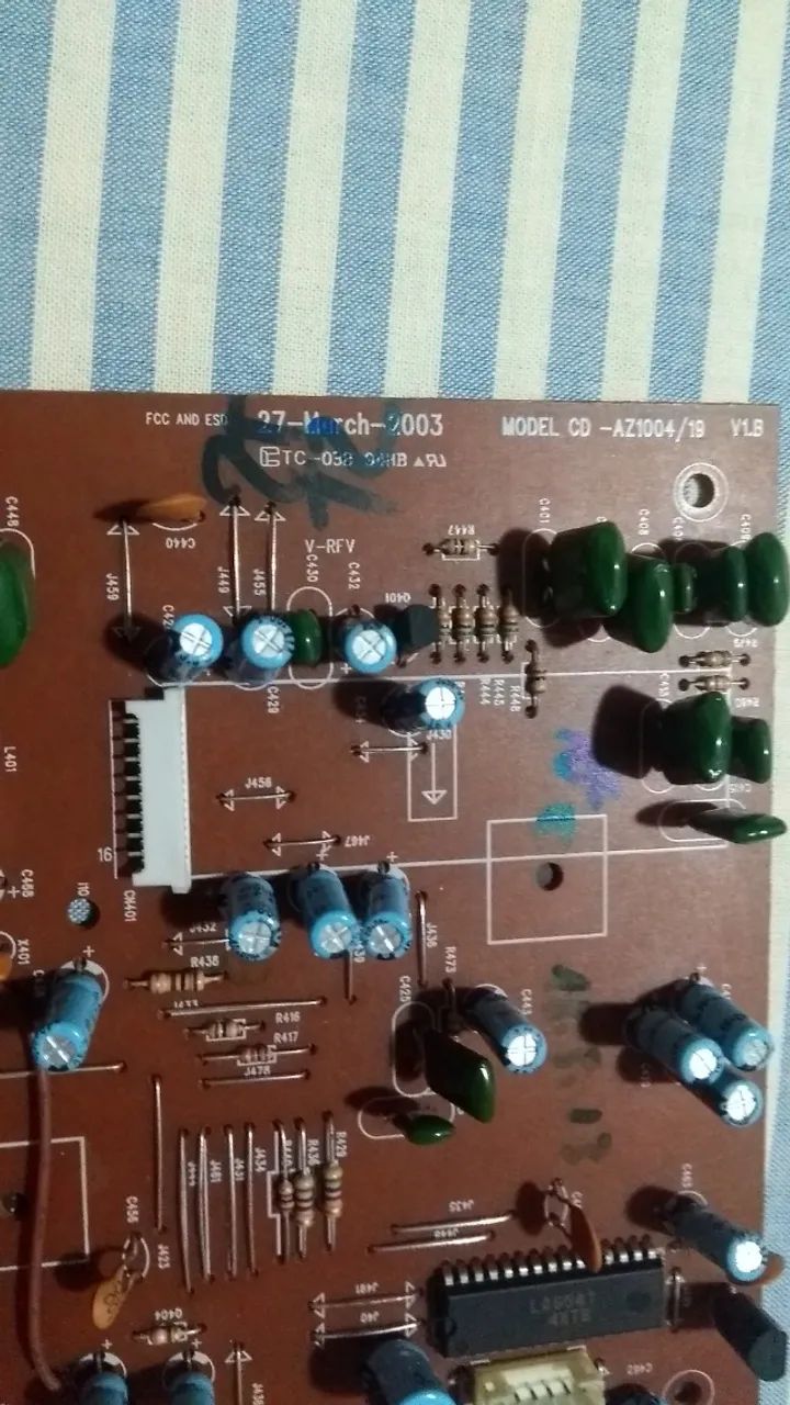 PLACA CD PHILIPS AZ 1004/78 - FUNCIONANDO - Foto 4